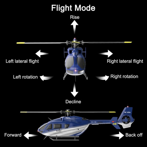 Helicóptero Rc C187 For Adultos 2.4g Rotor Sin Aileron