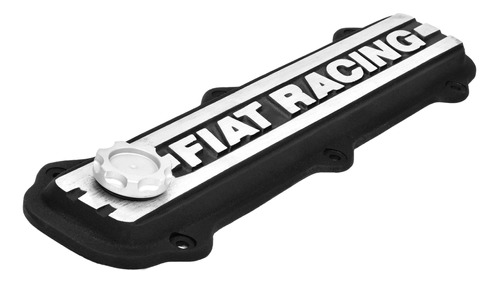 Imagen 1 de 3 de Tapa De Valvulas Fiat Racing Negra Faster By Collino Full