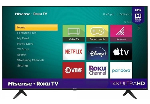 Televisor Hisense 50 4k Ultra Hd Smart Tv Roku Tv