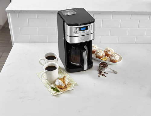 Cuisinart Dgb-400 Cafetera Automática Para 12 Tazas Con A...