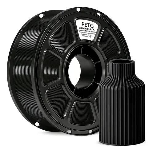 Filamento Petg Branco E Preto 1.75mm 1kg Para Impressora 3d