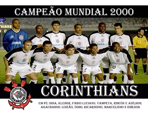 Pôster Corinthians Campeão Mundial 2000 30x40cm