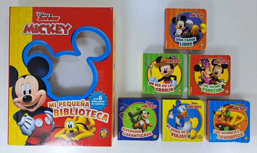 Lote X 6 Mini Libros Infantiles - Mickey - Disney