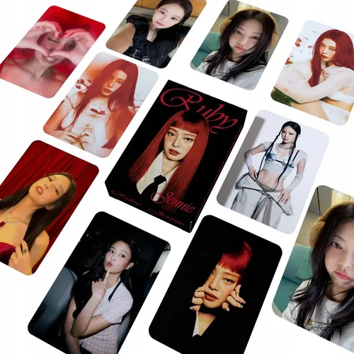 Cartão Fotográfico Kpop Jennie (blackpink) Ruby Com 55 · Qp
