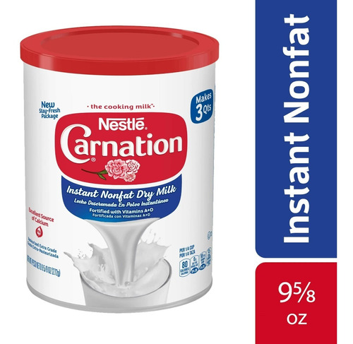 Leche En Polvo Sin Grasa Carnation 272g 3 Pack