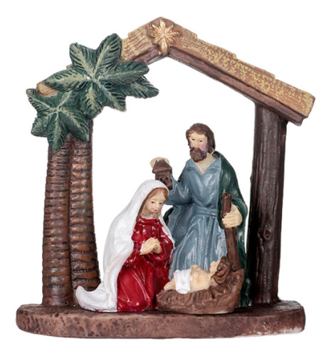 Estatuilla De Belén, Decoración De 9x4x10 Cm Estilo A