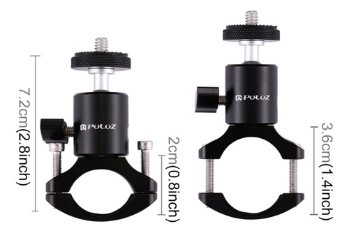 Motocicletas Tubo 20-35mm Pipe Clamp Montajes Para Cámaras