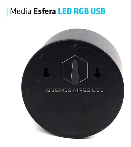 Bola Led Rgb Usb Pendrive Audioritmico Movil 17 Cm Luces Dj