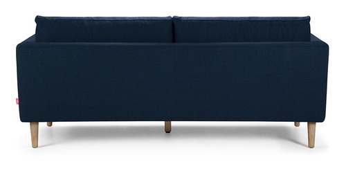 Imagen 5 de 8 de Rosen Sofá Vesterbro 2 Cuerpos Tela Azul