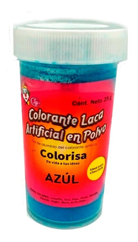 Colorante En Polvo Azul 25g