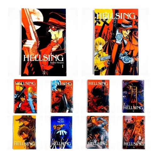 Manga Hellsing Coleção Completa Volumes 1° Ao 10° Jbc