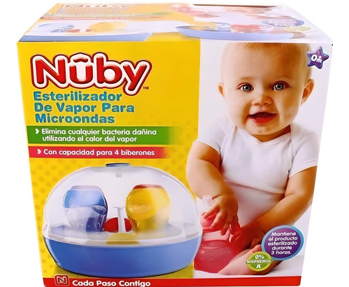 Esterilizador De Biberones Para Microondas De Nuby