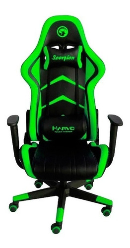 Silla Sillon Gamer Gaming Marvo Scorpion Ch-106 Verde