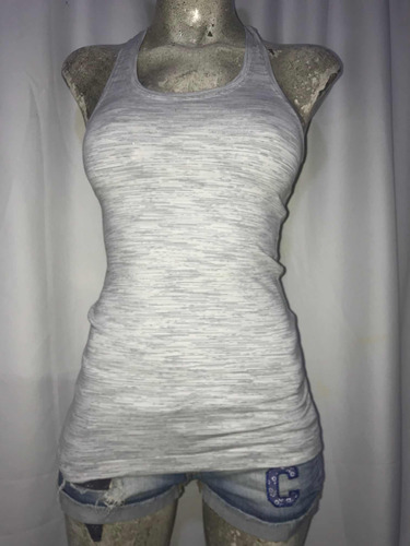 Sexy Blusa Deportiva Gris Claro