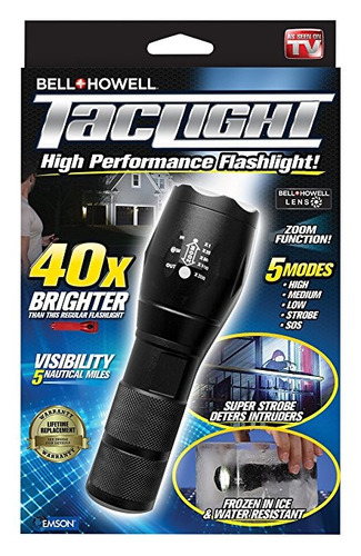 Bell + Howell 1176 Taclight De Alta Potencia Linterna Táctic