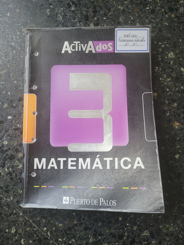 Libro Matematica 3  Puerto De Palos 