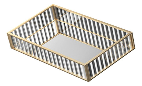 Compatible Bandeja De Espejo De Cristal Bandeja De