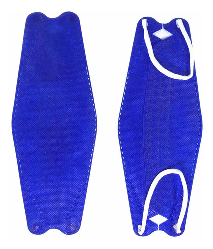 Imagen 2 de 7 de Cubrebocas Kf94 Mascarilla 4d Maxima Proteccion 4capas 10pzs