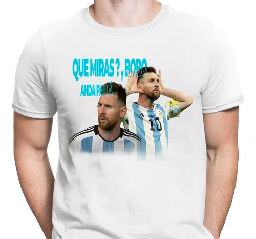 Playera Messi Deportes Futbol Argentina Diseño 02 Beloma
