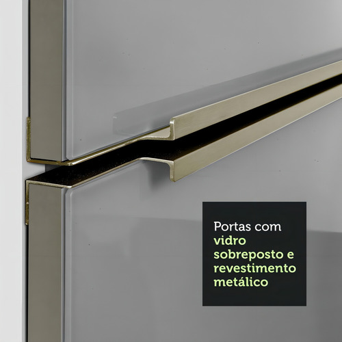 Madesa Cocina Integral Esquinero 546cm Lux Blanco/gris 01