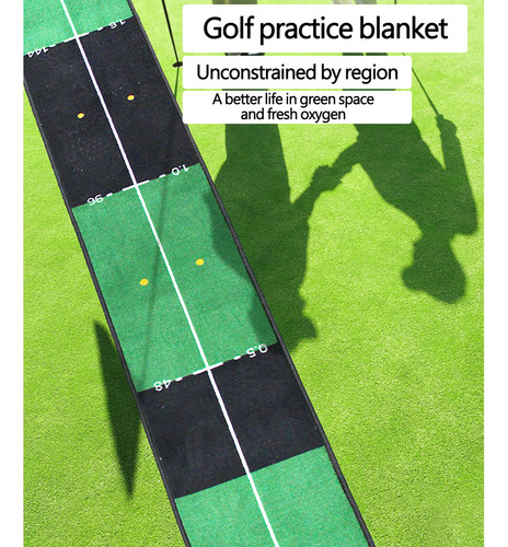 Alfombra De Ejercicio Carpet Putter Para Prácticas Interiore