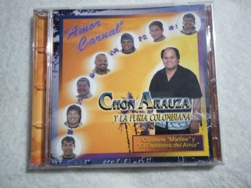 Cd Chon Arauza Furia Colombiana Amor Carnal Disa 2001 Sonide