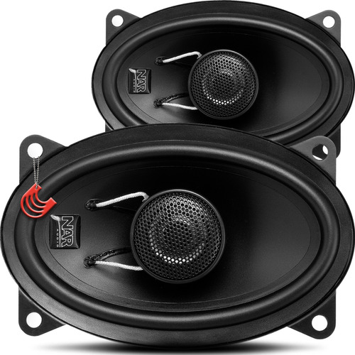 Kit Coaxial 4x6 Polegadas 100wrms Nar Audio Allegro 46.cx.a