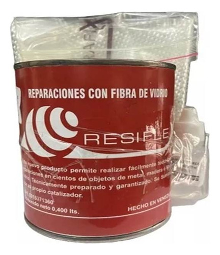 Fibra De Vidrio P/ Reparaciones Con Malla Resiflex 1/16