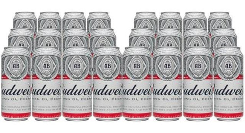 Cerveza Budweiser Lata 473 Ml Pack X24 - Fullescabio Oferta