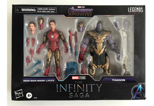 Iron Man Mark 85 Lxxxv & Thanos Avenger Infinity Sag Abierto (Reacondicionado)