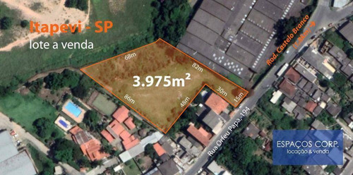 Imagem 2 de 5 de Terreno À Venda, 3975m² - Itapevi/sp - Te0086