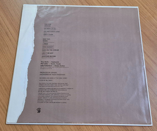 Lp Vinil Genesis Abacab Importado Uk Prensagem 1981 Townhouse Nm / Nm (Usado)