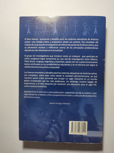 Nuevos Escenarios Y Desafíos Para Los Sistema Educativos De (Usado)