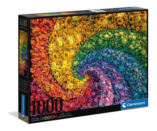 Rompecabezas Puzzle Clementoni Espiral Multicolor  1000 Pz