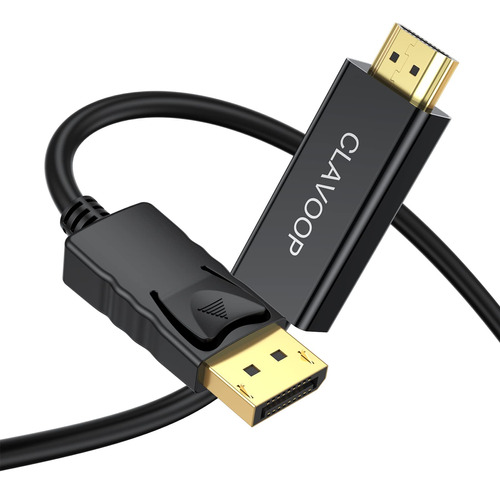 Clavoop Cable Displayport A Hdmi De 6 Pies, Puerto De Pantal