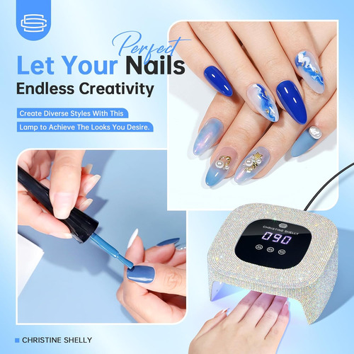Lámpara De Uñas Led Uv De Curado Rápido 48 W Secador De Uñas