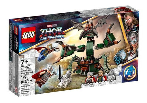 Imagen 1 de 5 de Lego Marvel Ataque Asgard 159 Piezas 76207