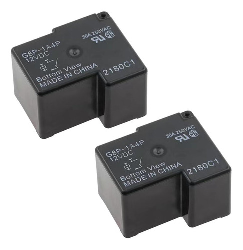 2 Piezas G8p-1a4p 12vdc 30a 250vac 4pins Relé Para Secadora 