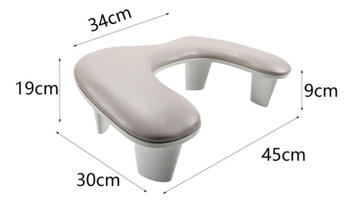 . Suporte De Braço Para Unhas Em Formato De U, Suporte Para