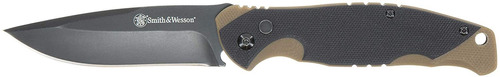 Cuchillo Navaja Plegable Smith & Wesson De 8.0  Ss Mango ...