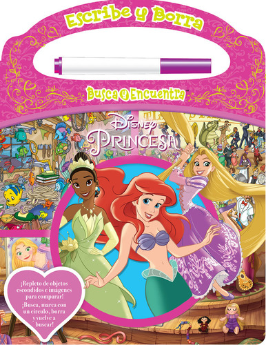 Escribe Y Borra Disney Princesas Welf, De Princess. Editorial Pi Kids, Tapa Dura En Español