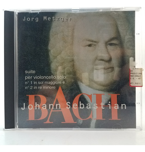 Bach - Suite Per Violoncello 1 2 - Metzger - Cd - Ex 