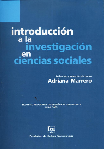 Introduccion A La Investigacion En Ciencias Sociales