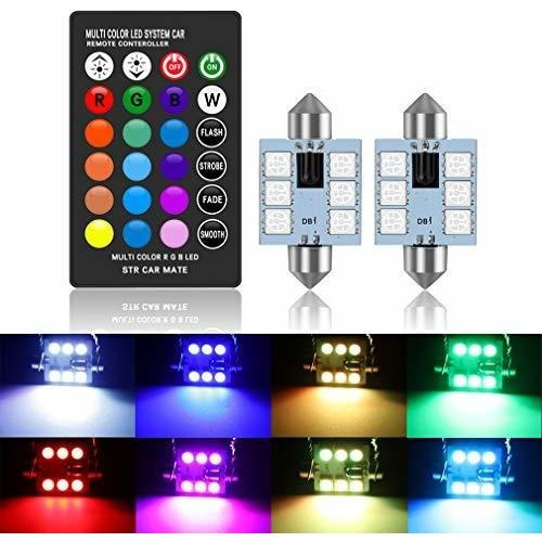 De3425 6461 6475 Bombilla Led De Adorno De 39 Mm Rgb Co...