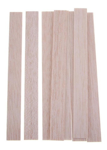 Varilla De Pasador De Artesanía De Madera 10 Piezas 180mm