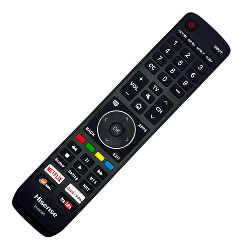 Control Remoto Hisense Smart Tv En3k39h Netflix + Funda Pila