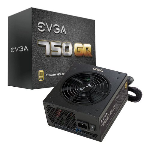 Fuente Evga 750 Gq, 80+ Gold 750w, Semi Modular