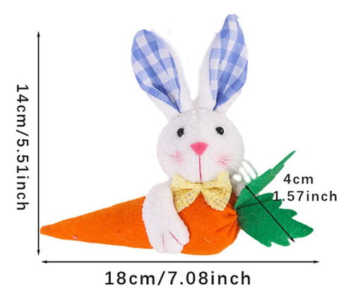 Conejito De Pascua Árbol De Primavera Adornos Colgantes