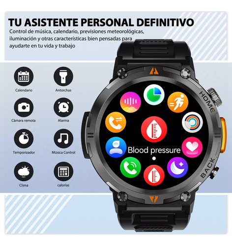 Lanterna Tática De Alça Dupla Smartwatch Eigiis Ke3