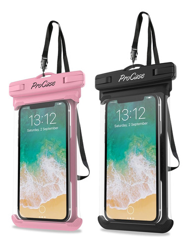 2 Fundas Universales Impermeables Para Telefono Movil - P